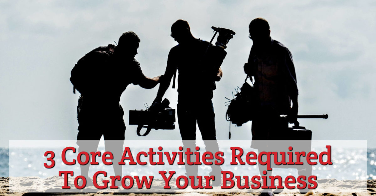 3 Core Activities Required To Grow Your Business