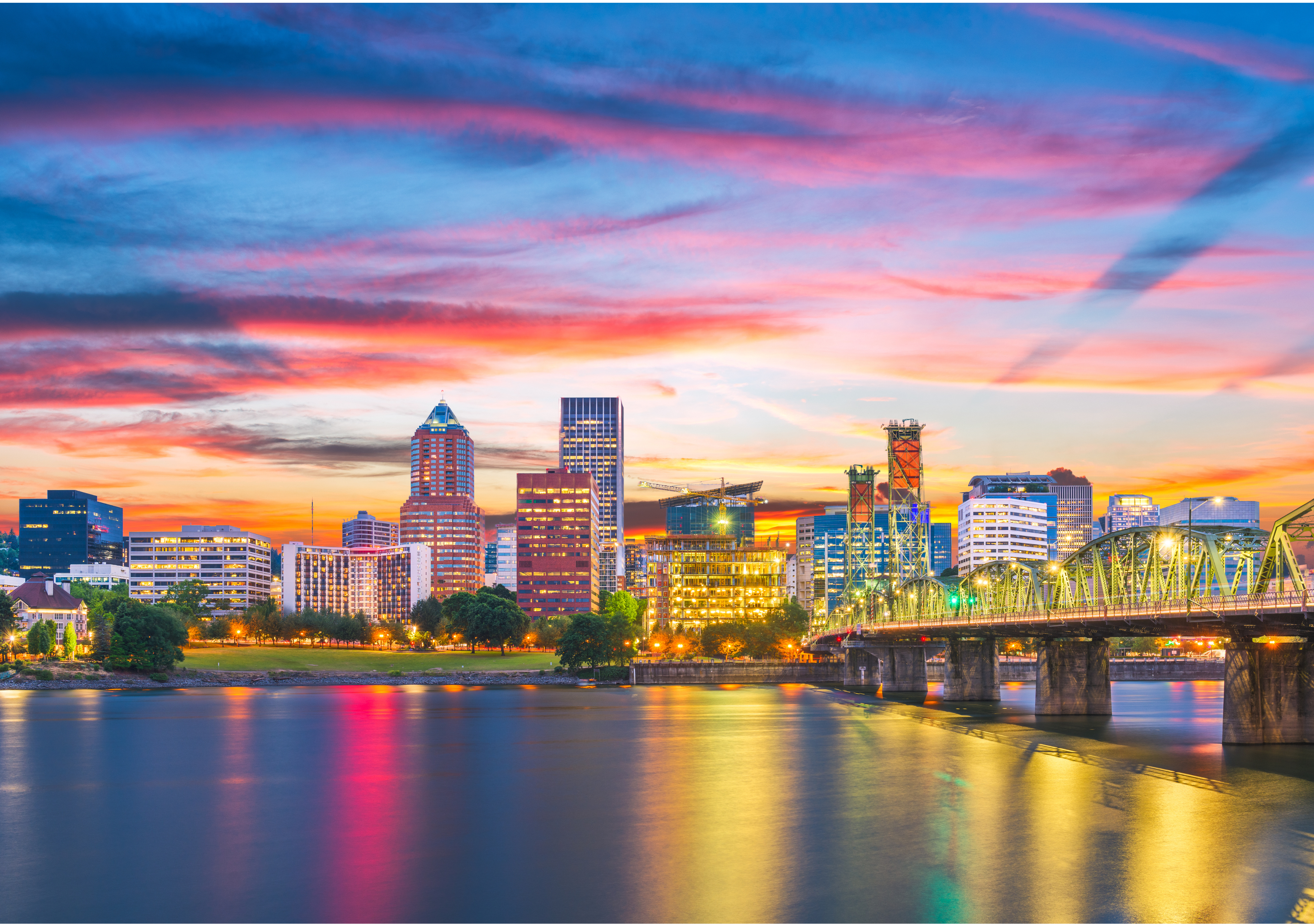 Portland Skyline Color